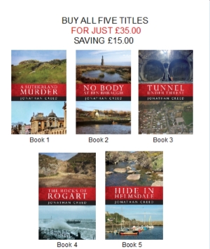 5 Books | Crime/Thriller mostly set in East Sutherland by Jonathan Creed